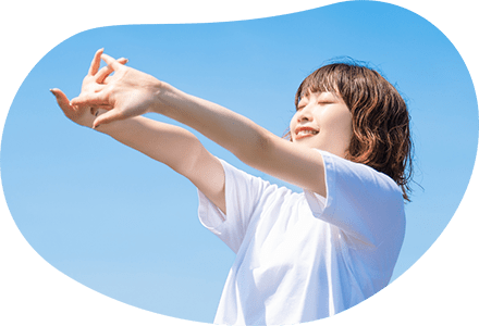 健康的な女性の写真